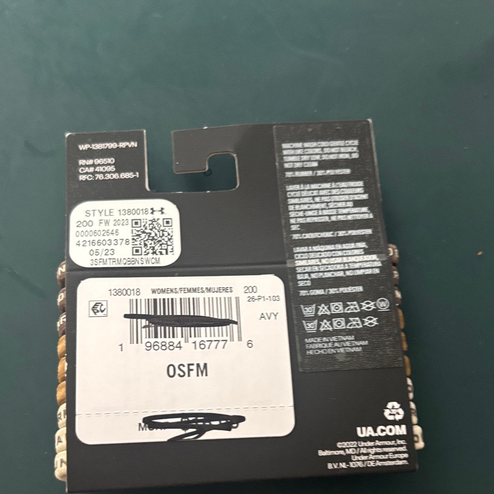 Under Armour Hair Ties - Brown, Tan, Cream - Picture 2 of 3